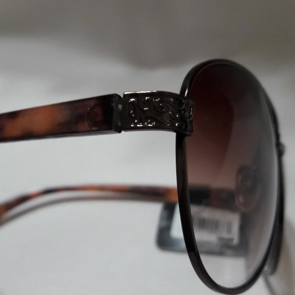 Bay Studio Unisex Sunglasses Aviator Brown New UVA-UVB  Protection New